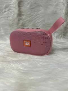 Pink bluetooth speaker