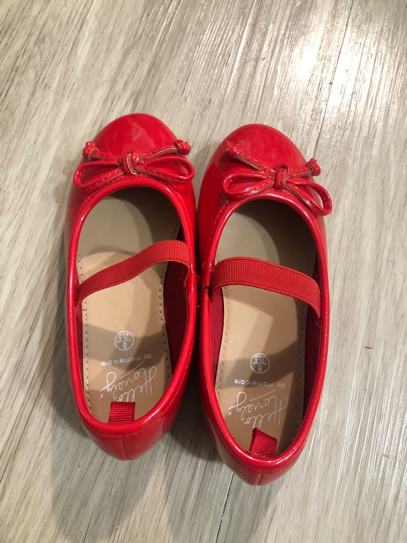 Red shoes mothercare uk 8