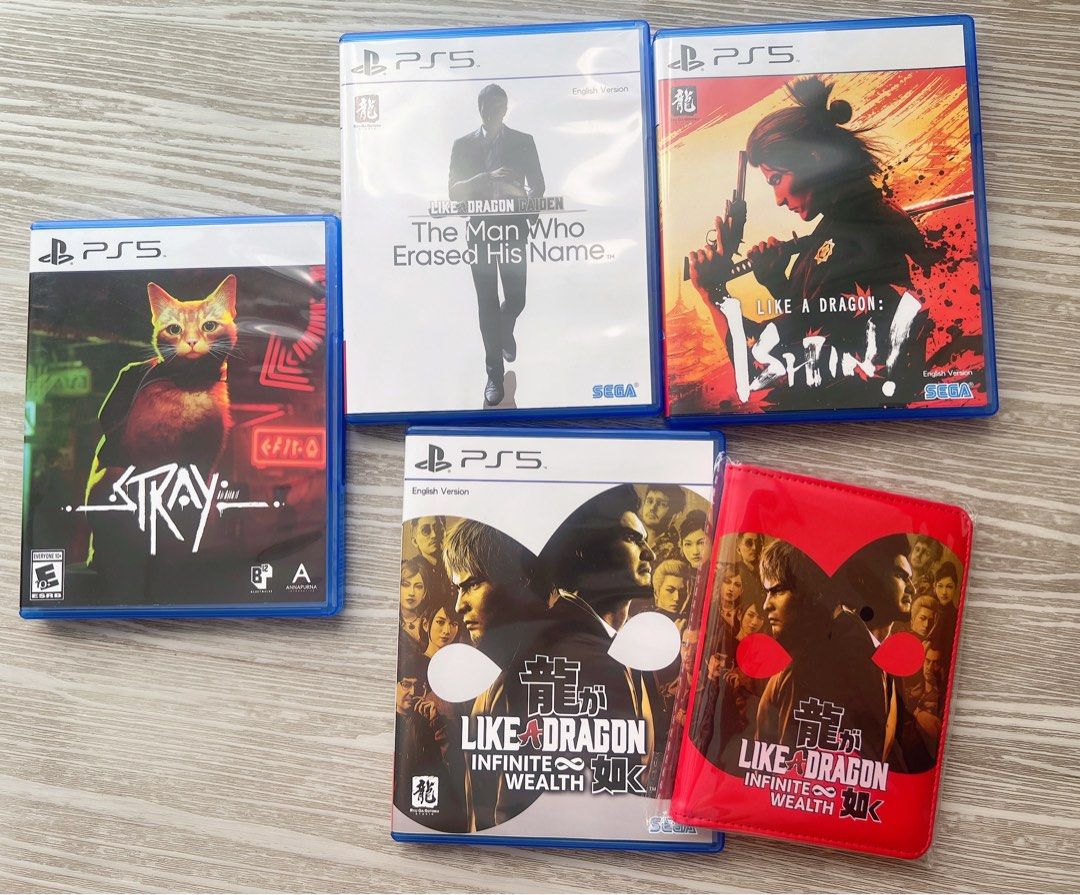 PS5 Games - Like a Dragon Gaiden, Ishin, Infinite Wealth / Stray, Video  Gaming, Video Games, PlayStation on Carousell