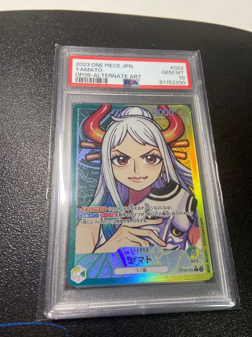PSA 10 Yamato Leader OP06-022 Alternate Art Wing of Captain
