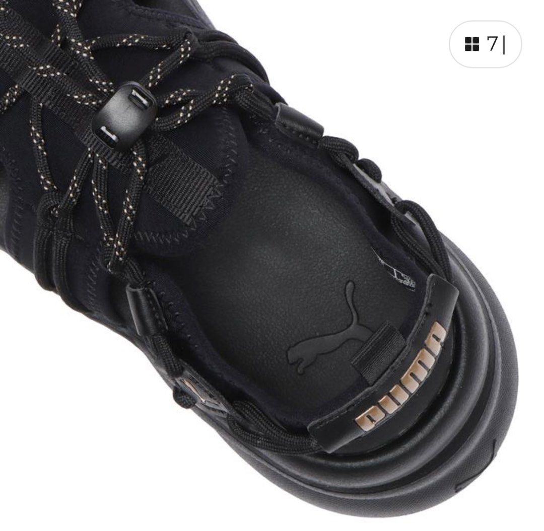国内配送 PUMA CILIA WEDGE SANDAL BLACK Puma Women's Cilia Wedge 'Black' - POIZON