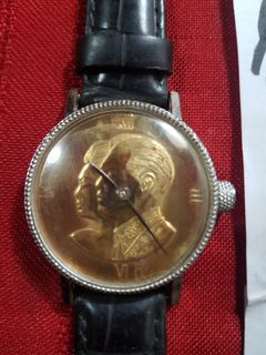 RARE MARCOS LIMITED GOLD  WATCH 1979  SILVER WEDDING ANNIVERSARY SWISS MADE MANUAL WIND ANTIQUE VINTAGE MEMORABILIA WORKS