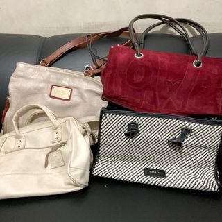 Red White Black Bag Bundle - Loewe, Esprit, Anello,Marc Jacobs