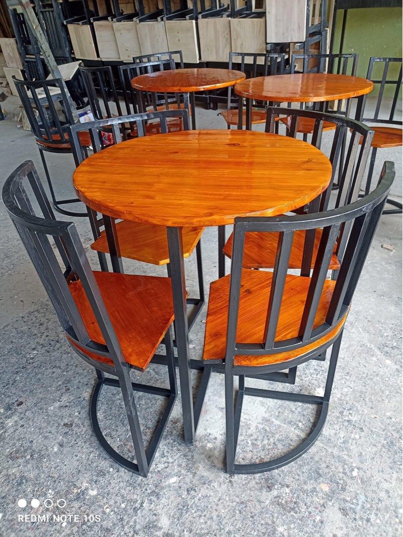 Restaurant table and chairs (Category: Tables & Sets) located in Rosario. Submitted by newdragon_889be6 (Listing ID 1303383971, Image 2). Description: DIRECT MANUFACTURER FB PAGE: Furnica Creations (Maryam Rodriguez) 🚨 OPEN FOR BULK ORDERS TO AVAIL DISCOUNTS LOCATION: San Fernando, Pampanga Made to Order: ✓ Dining Table and Stools/Chairs Set ✓ Dining Table and Bench Sets Materials Used: ✓ Pinewood/Palochina or metal for frames ✓ Plyboard top/Pin