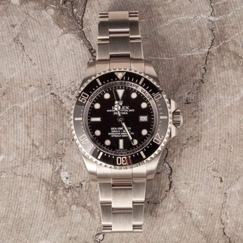 Rolex Deepsea 2017 44mm (Category: Luxury Watches) located in Mandaluyong City. Submitted by 88nac (Listing ID 1303317424, Image 1). Description: Way below SRP ** cheaper than a Submariner 558k Rolex Seadweller 44mm 9.8/10 condition 2017 Black dial Complete set PM for inquiries.