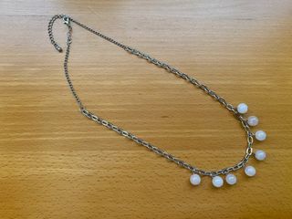 Rose Quartz Bead Chain Necklace