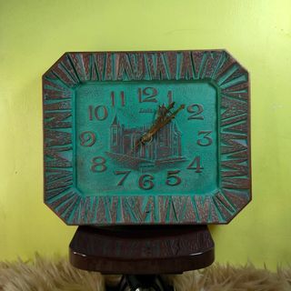 Rustic Metal Wall Clock Livin Brand