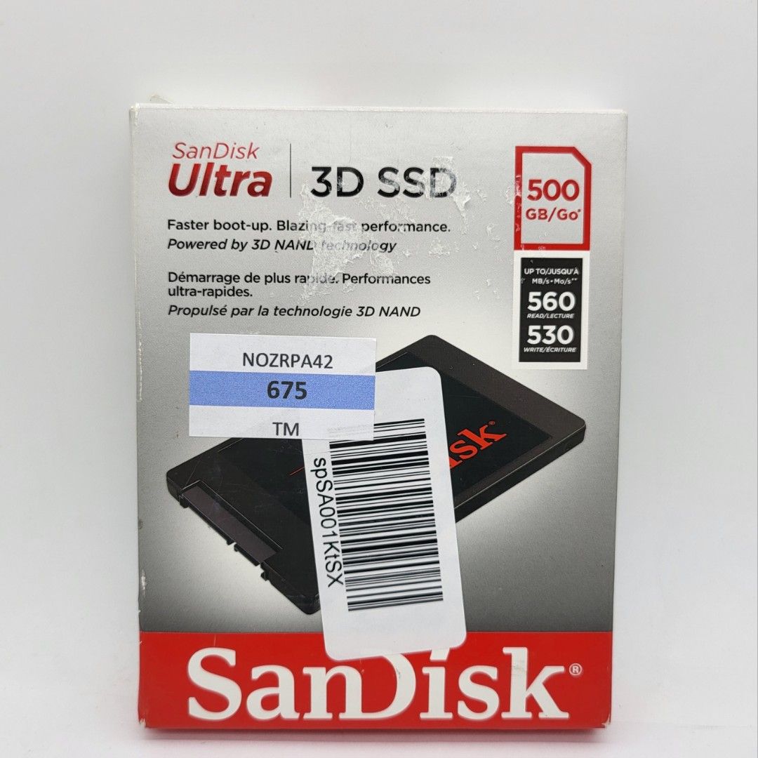 Sandisk ultra ssd 500gb online