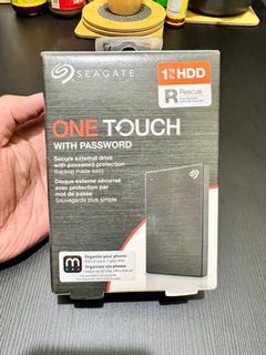 Seagate External Drive One Touch with password