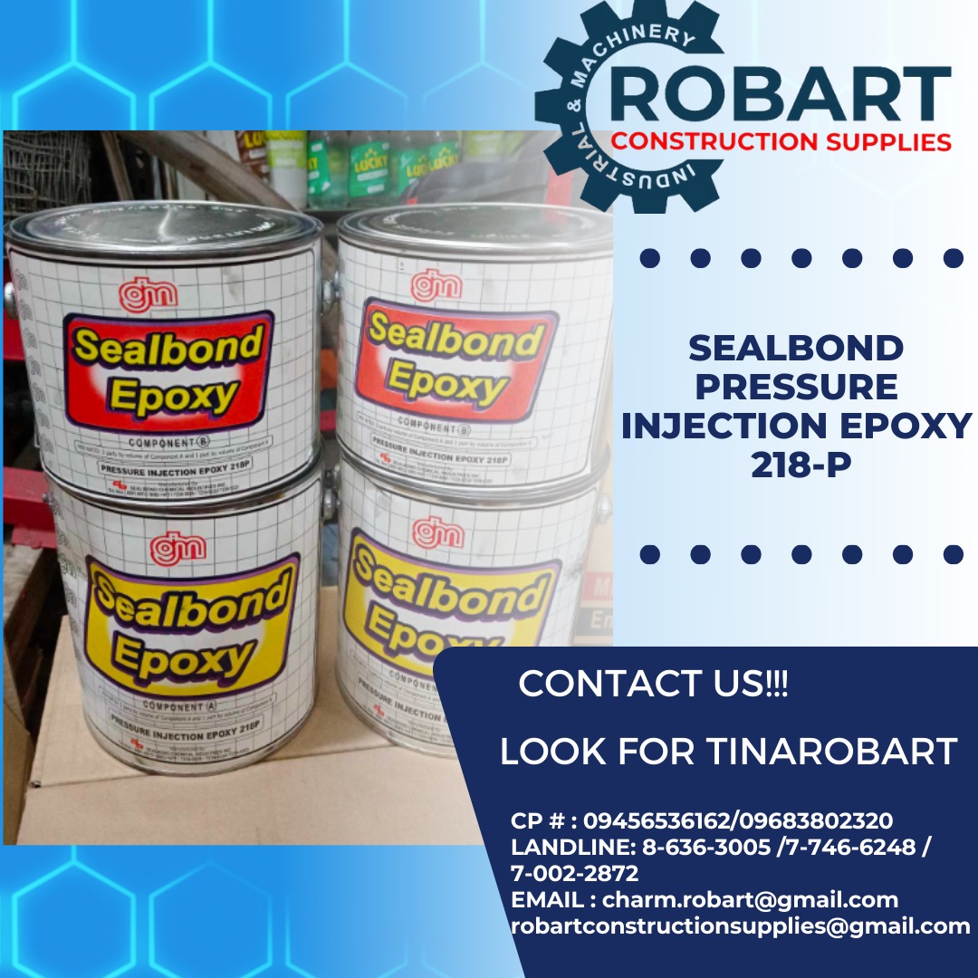 Sealbond Pressure Injection Epoxy 218-P, Commercial & Industrial ...