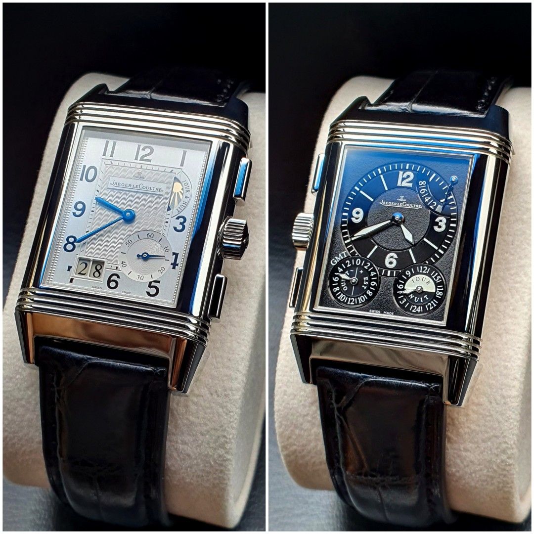 SERVICED Jaeger LeCoultre Reverso Grande GMT JLC 8 Days Power Reserve Under Warranty
