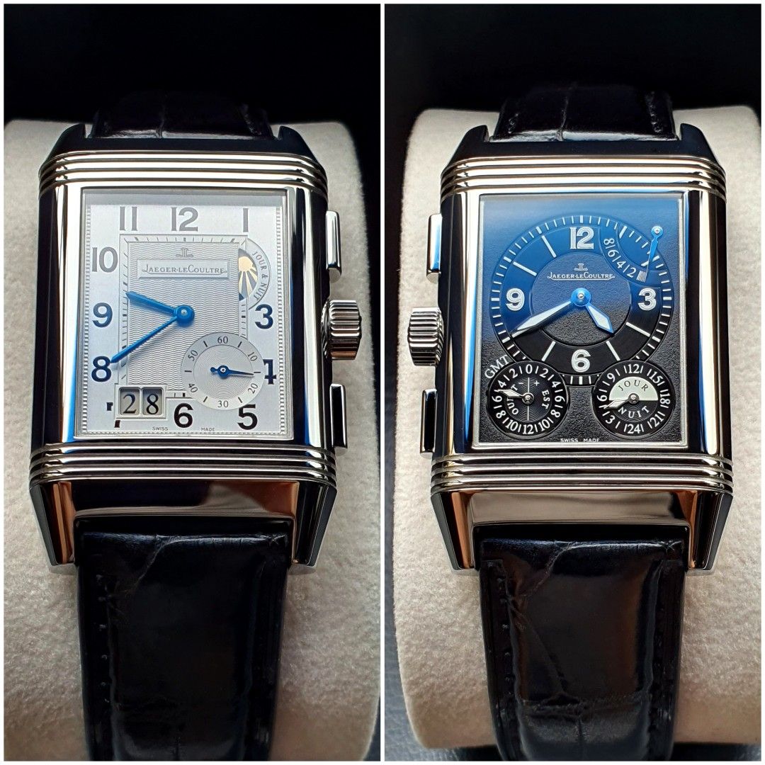 SERVICED Jaeger LeCoultre Reverso Grande GMT JLC 8 Days Power Reserve Under Warranty
