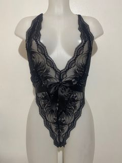 Sexy bnew open crotch lingerie lace bodysuit