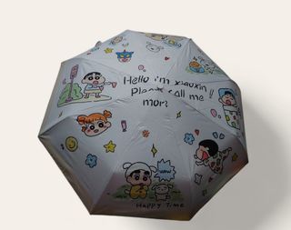 Shinchan Xiaoxin White Cream Umbrella