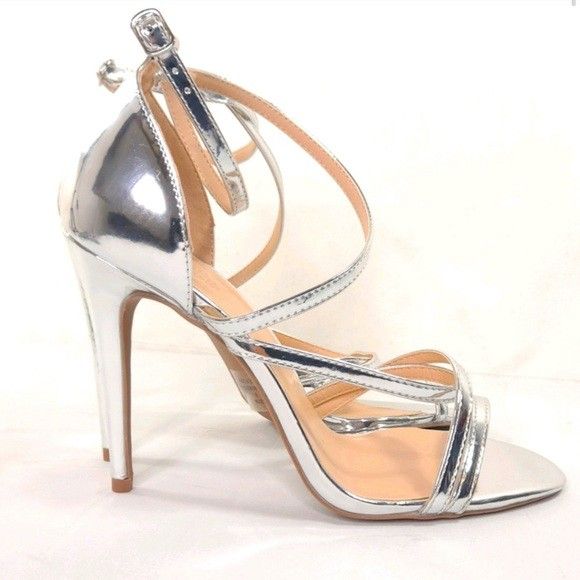 Silver Heels Charlotte Russe Women s Fashion Footwear Heels on Carousell