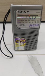 Sony pocket radio (am/fm)