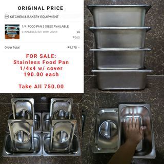 Stainless Food Pan w/ Cover