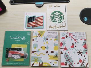 Starbucks Cards & Gift Tag Set