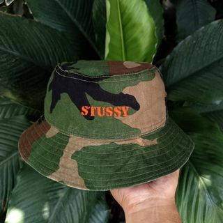 Stussy 90s Camo Bucket Hat