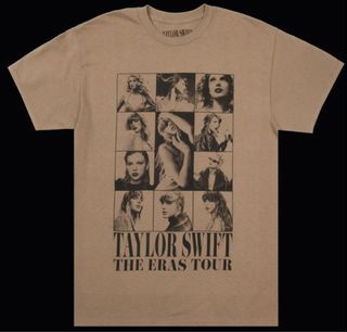 Eras Tour taupe shirt updated logo with TTPD Taylor Swift  (size Small)