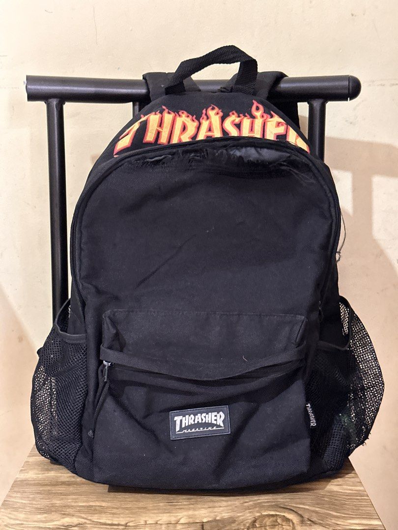 Thrasher Backpack (Category: Backpacks) located in Santa Rosa. Submitted by omnicronzxc (Listing ID 1303388955, Image 1). Description: Thrasher Backpack excellent condition pa color rate need wash lang not faded issue re stitch lang may tastas see pics for condition 450 free shipping via jnt only.