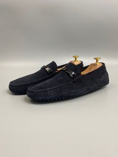 Tods Suede Black Casual Shoes