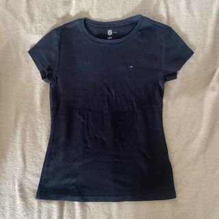 Tommy Hilfiger Black Cotton T Shirt for Women