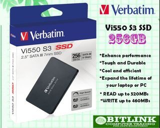 VERBATIM Vi550 S3 SSD 256GB