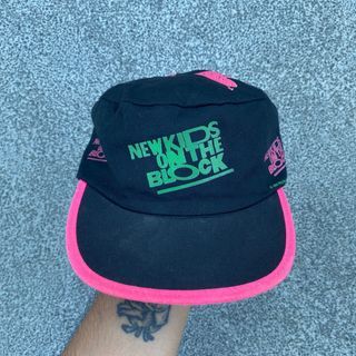 Vintage 1990 New Kids on the Block Gartered Military Cap by Winterland