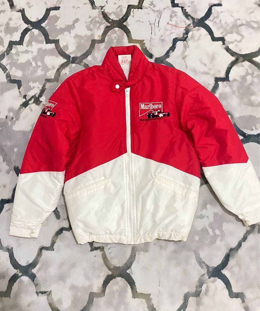 vintage marlboro light jacket Men s Fashion Activewear on Carousell