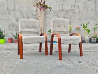 Vintage Mid-century Stackable Bentwood Chairs (Set of 2)