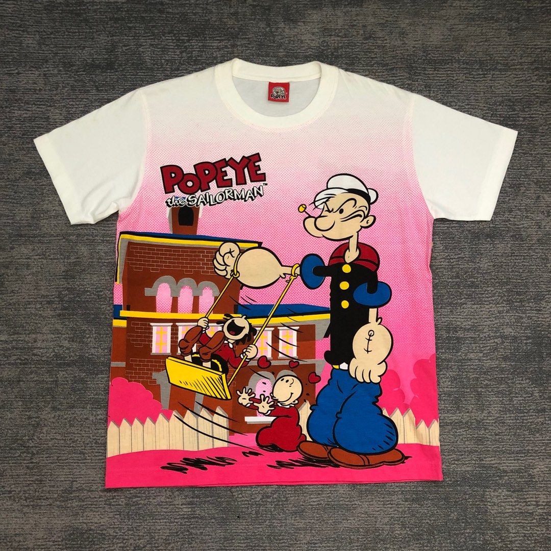 Vintage Popeye The Sailorman AOP (Category: Tshirts & Polo Shirts ) located in Calamba. Submitted by bermuda.ph (Listing ID 1303372308, Image 1). Description: Dimensions L 25.5 W 20 Condition 9/10 Issue Light Stain .