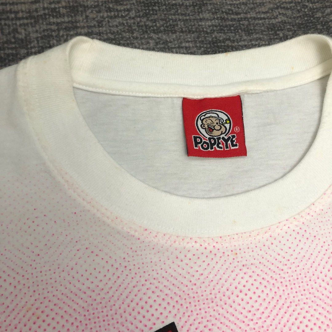 Vintage Popeye The Sailorman AOP (Category: Tshirts & Polo Shirts ) located in Calamba. Submitted by bermuda.ph (Listing ID 1303372308, Image 3). Description: Dimensions L 25.5 W 20 Condition 9/10 Issue Light Stain .
