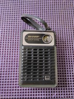 Vintage Transistor Radio Sharp BP-170 AM Radio (Tested Ok)