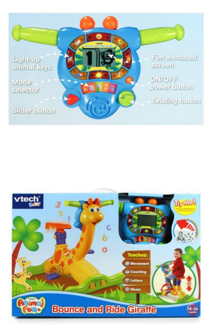 Vtech bounce and ride giraffe on sale