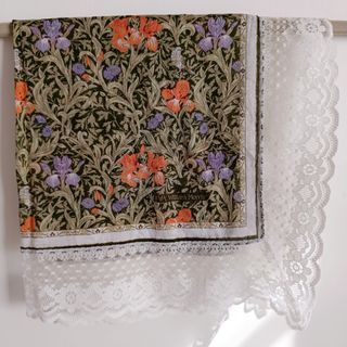 William Morris Lace Foliage Handkerchief