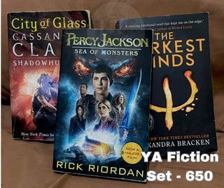 YA Fiction Books - Darkest Minds, City of Glass and Percy Jackson Sea of Monsters