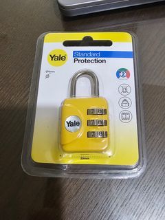 Yale Standard Protection Yellow Padlock