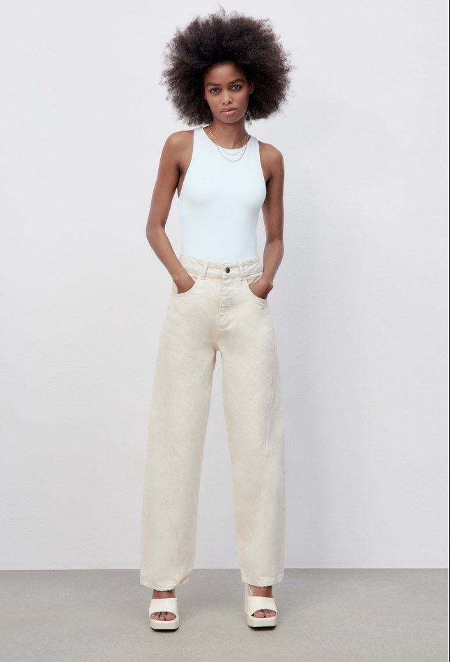 Halter neck bodysuit zara clearance