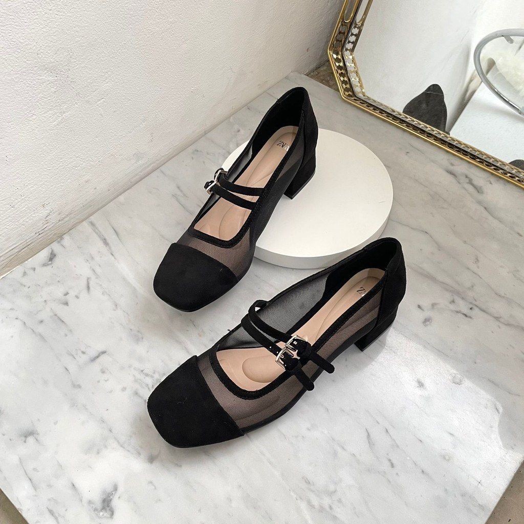 Ankle Strap Zapatos Mary Jane Zara Zara Mary Jane Heels Black