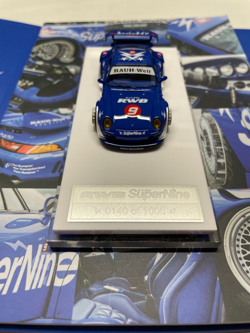 1/64 RSM Porsche RWB SuperNine model car, 興趣及遊戲, 玩具& 遊戲類