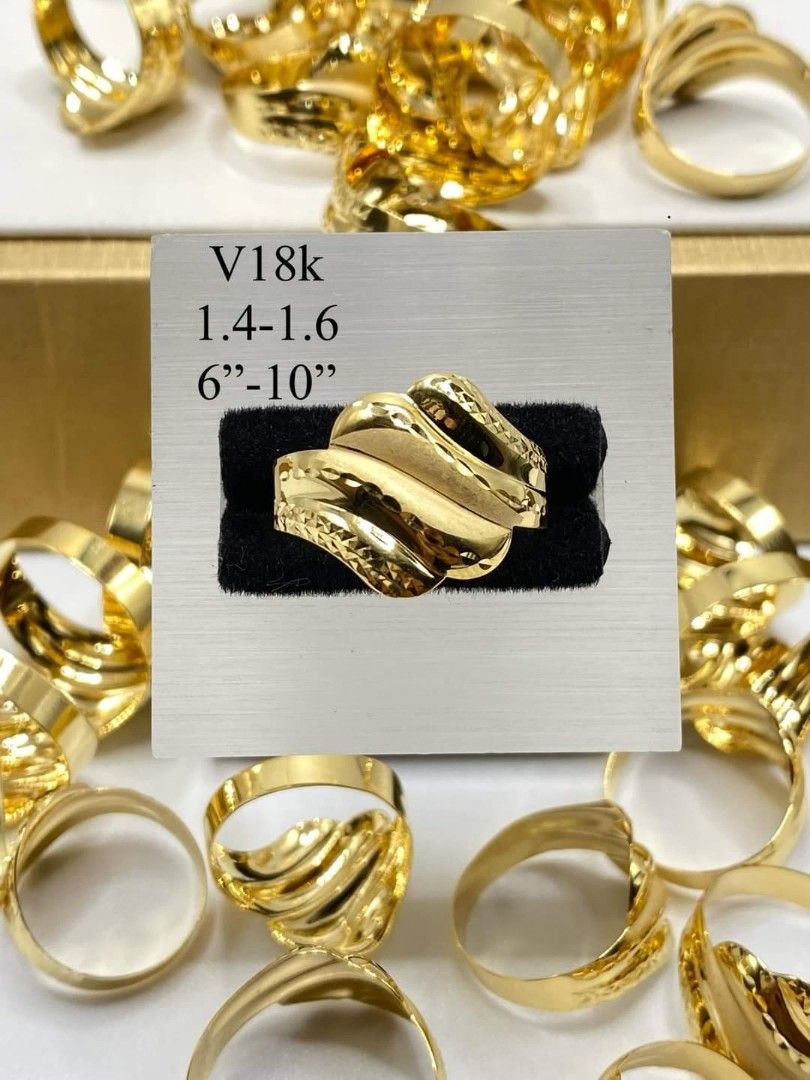 Saudi gold ring for ladies on sale