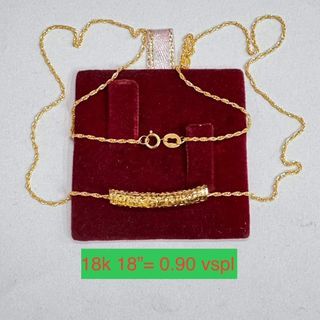 18K Saudi Gold Necklace Assorted