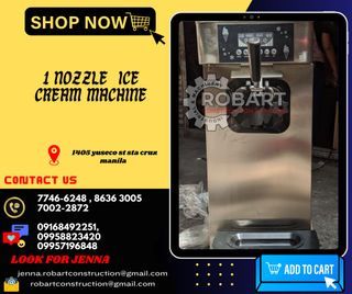 1 NOZZLE ICE CREAM MACHINE (MIKEN) table  top