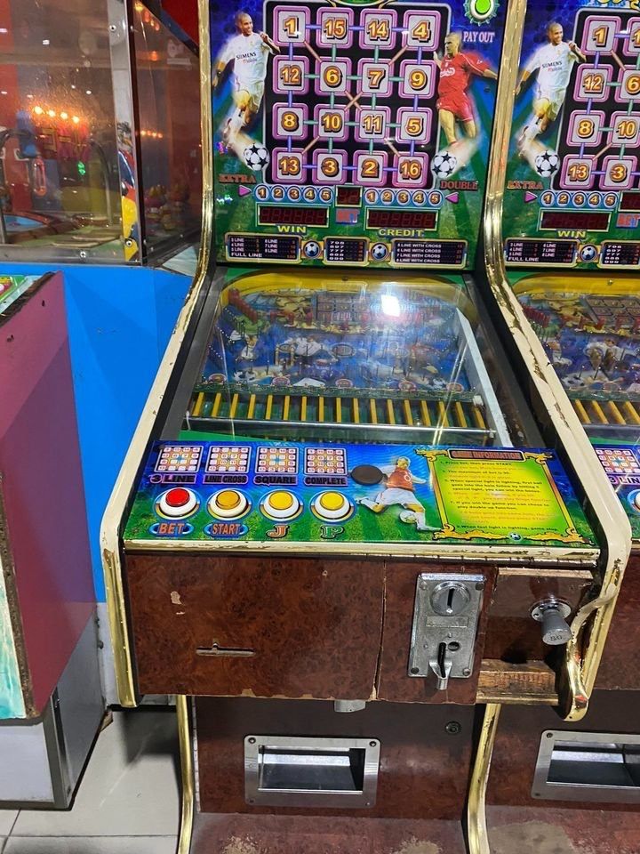 2 Units Imagine Bingo Pinball Arcade Machine Package (Category: Board Games & Puzzles) located in Manila. Submitted by loloricitems (Listing ID 1303472028, Image 3). Description: Used 2 units imagine bingo pinball package. Not selling separately. 220 volts. can used any coins becoz there is a coin sensor. Non negotiable. Good condition. Pls pm for fast transaction.