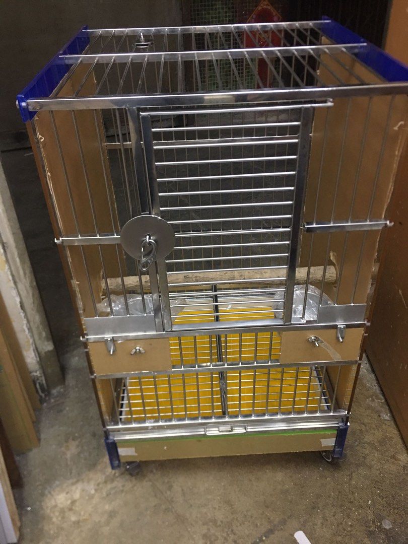 全人手香港製造304不鏽鋼雀籠，可度身訂造, 寵物用品, 寵物家品及其他