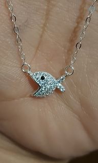 925 Silver Fish Pisces Necklace