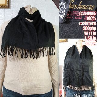 💯 cashmere black 🖤 scarf