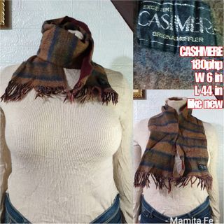 💯 cashmere brown scarf