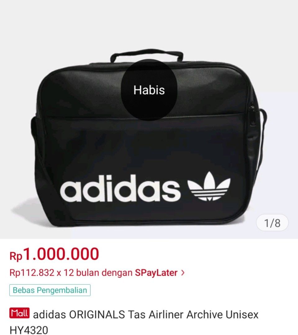 adidas ORIGINALS Tas Airliner Archive Unisex HY4320